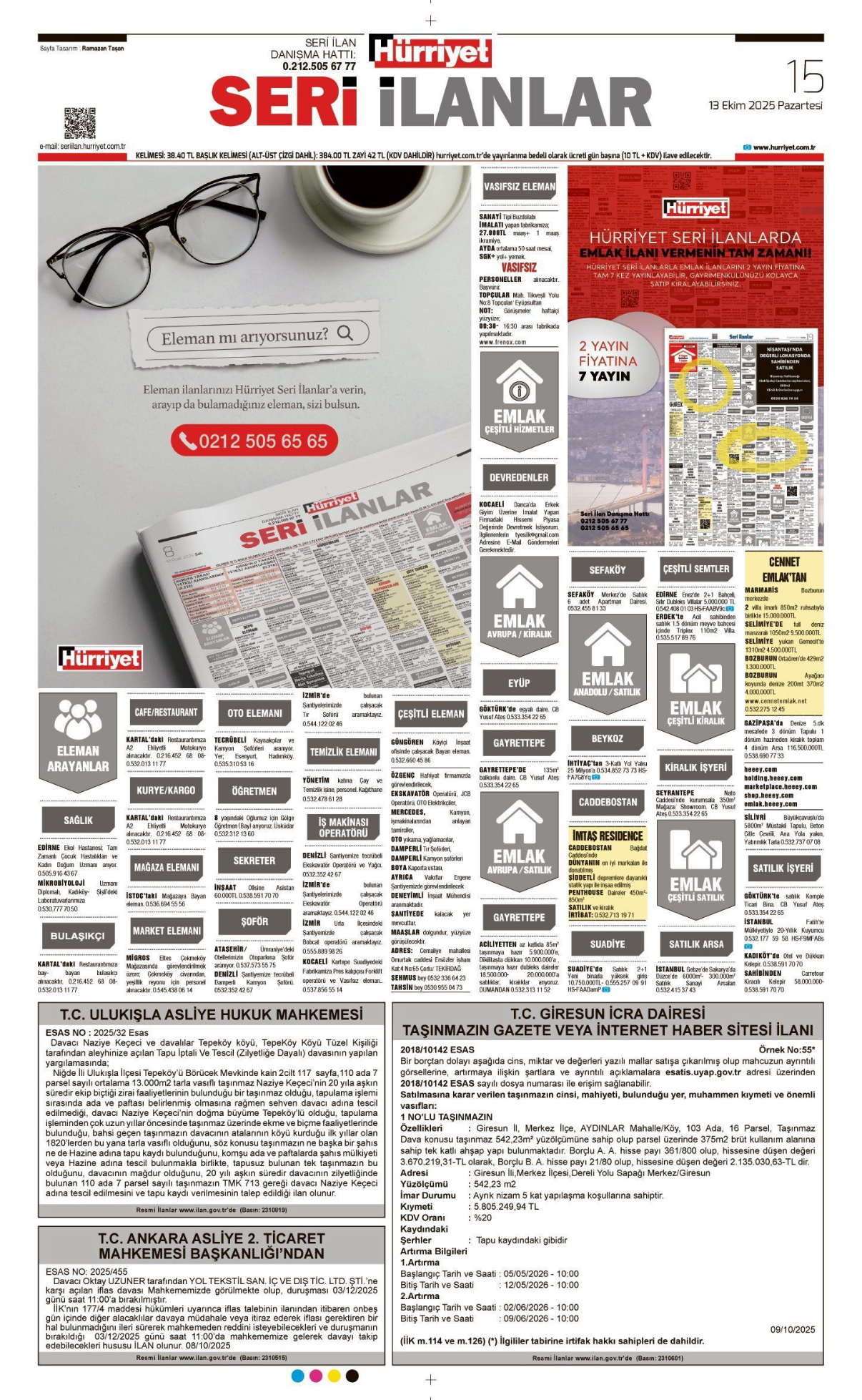 13 Ekim 2025 Vefat İlanları