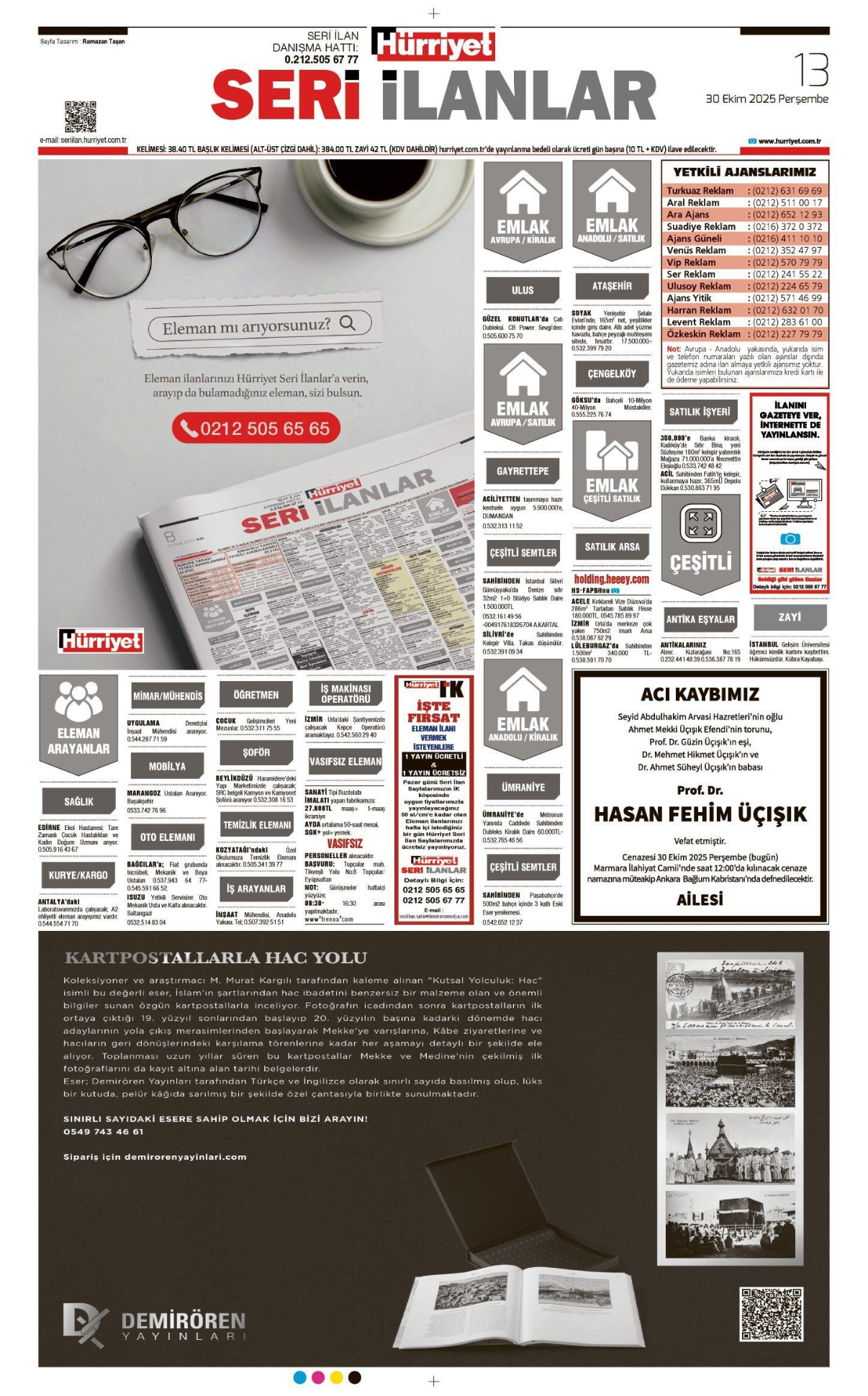 30 Ekim 2025 Vefat İlanları