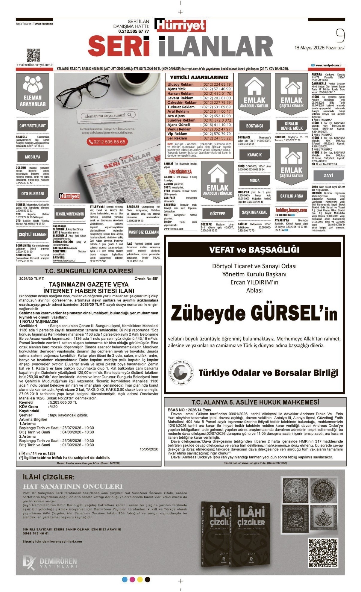 18 Mayıs 2026 Vefat İlanları